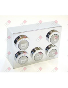 BOTONERA 5T CROMADA IBERITAL