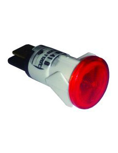 PILOTO  ROJO 12mm 230V  5 UNIDADES